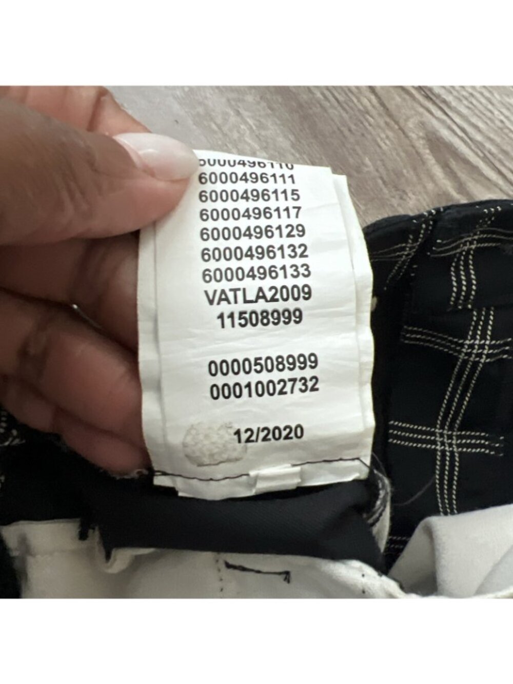 Vans Breanna Relaxed Straight Pants Womens 25 Black Check Plaid Ankle Length - Picture 14 of 16